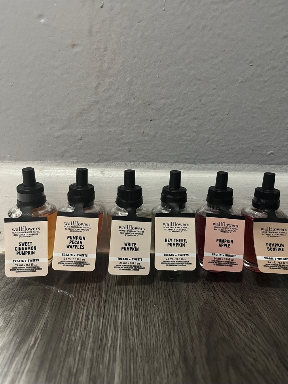 Bath And Body Works PUMPKIN FALL Wallflowers Refills (6 pack)